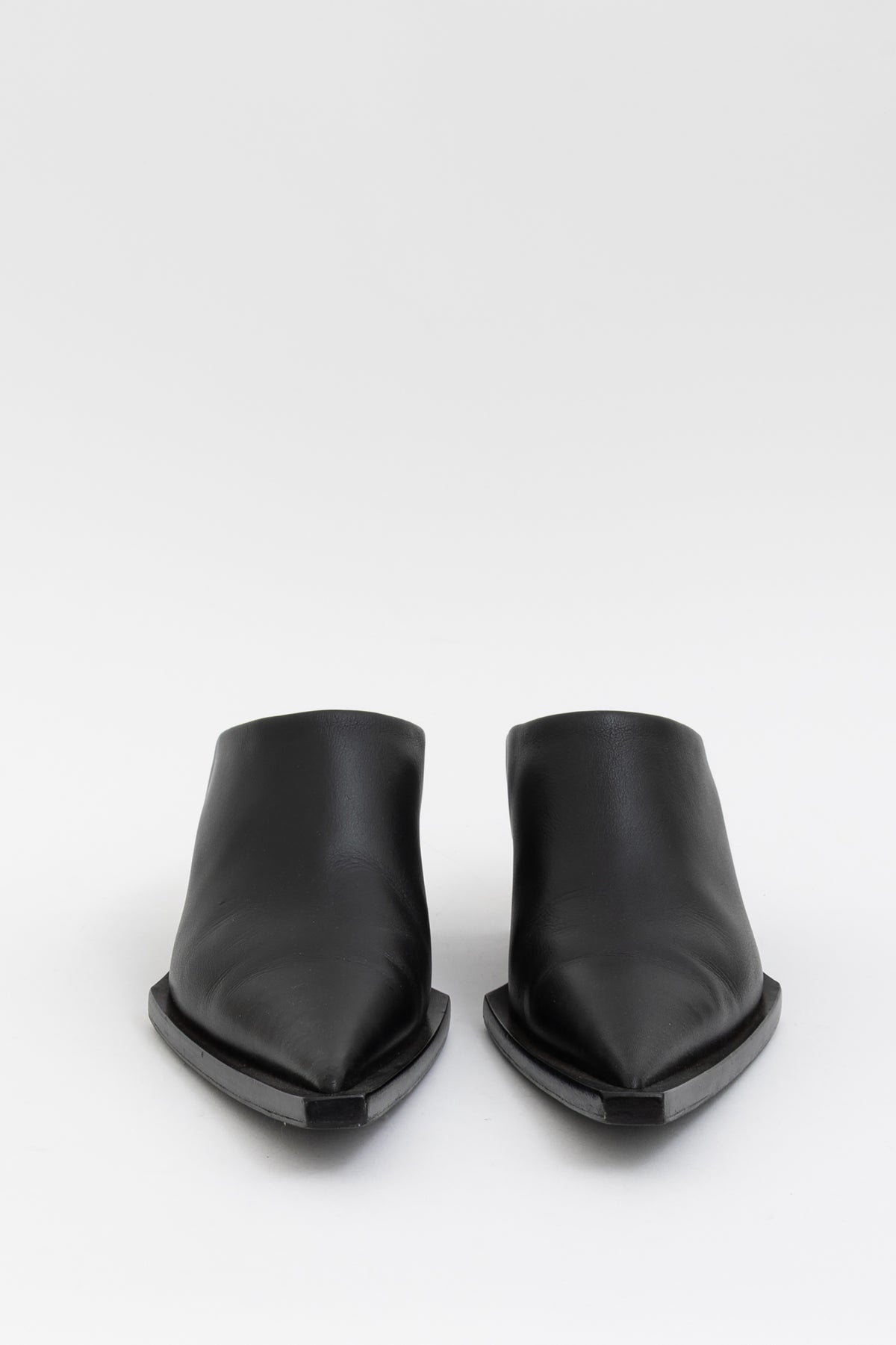 Pointed Logo Mules