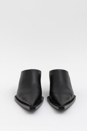 Pointed Logo Mules