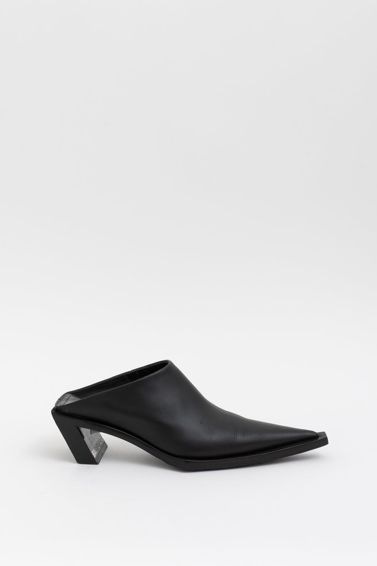 Pointed Logo Mules