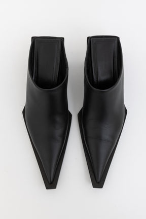 Pointed Logo Mules