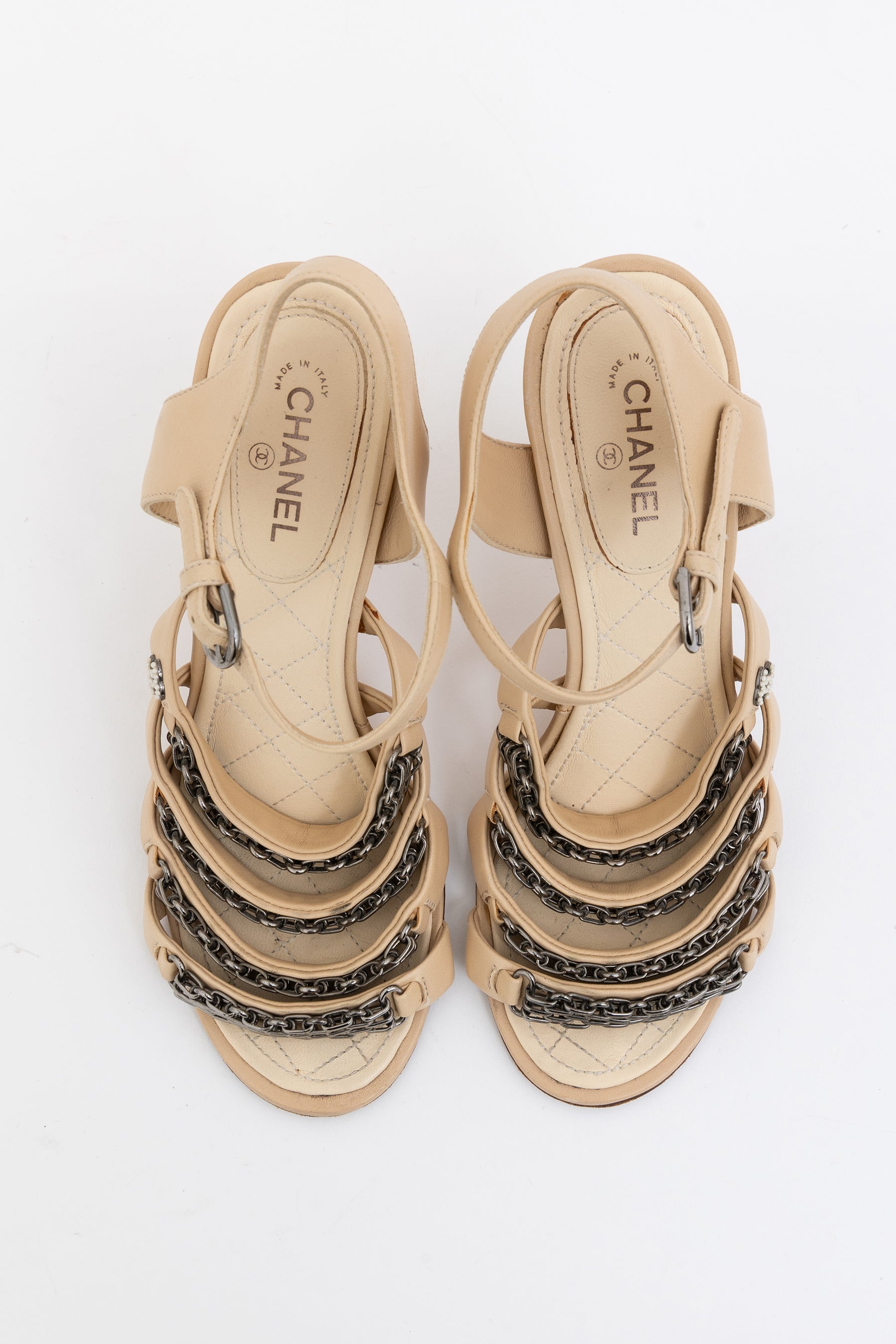 Reissue Chain Quilted Sandals