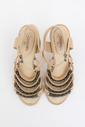 Reissue Chain Quilted Sandals