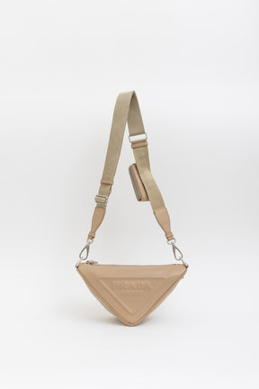 Triangle Logo Crossbody Bag