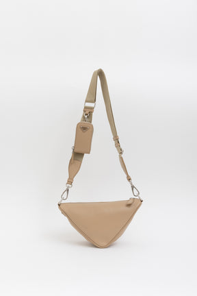 Triangle Logo Crossbody Bag