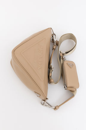 Triangle Logo Crossbody Bag