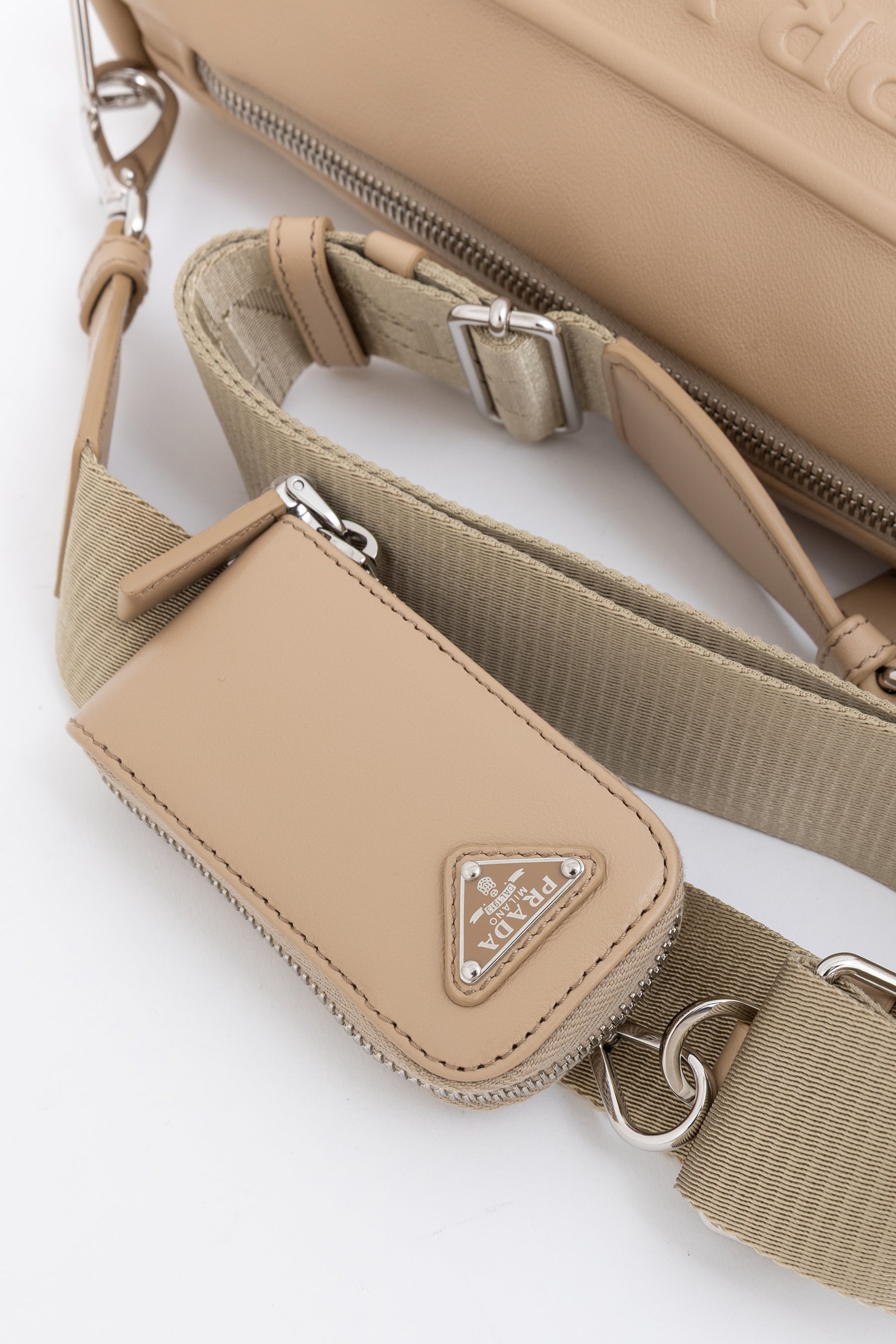 Triangle Logo Crossbody Bag