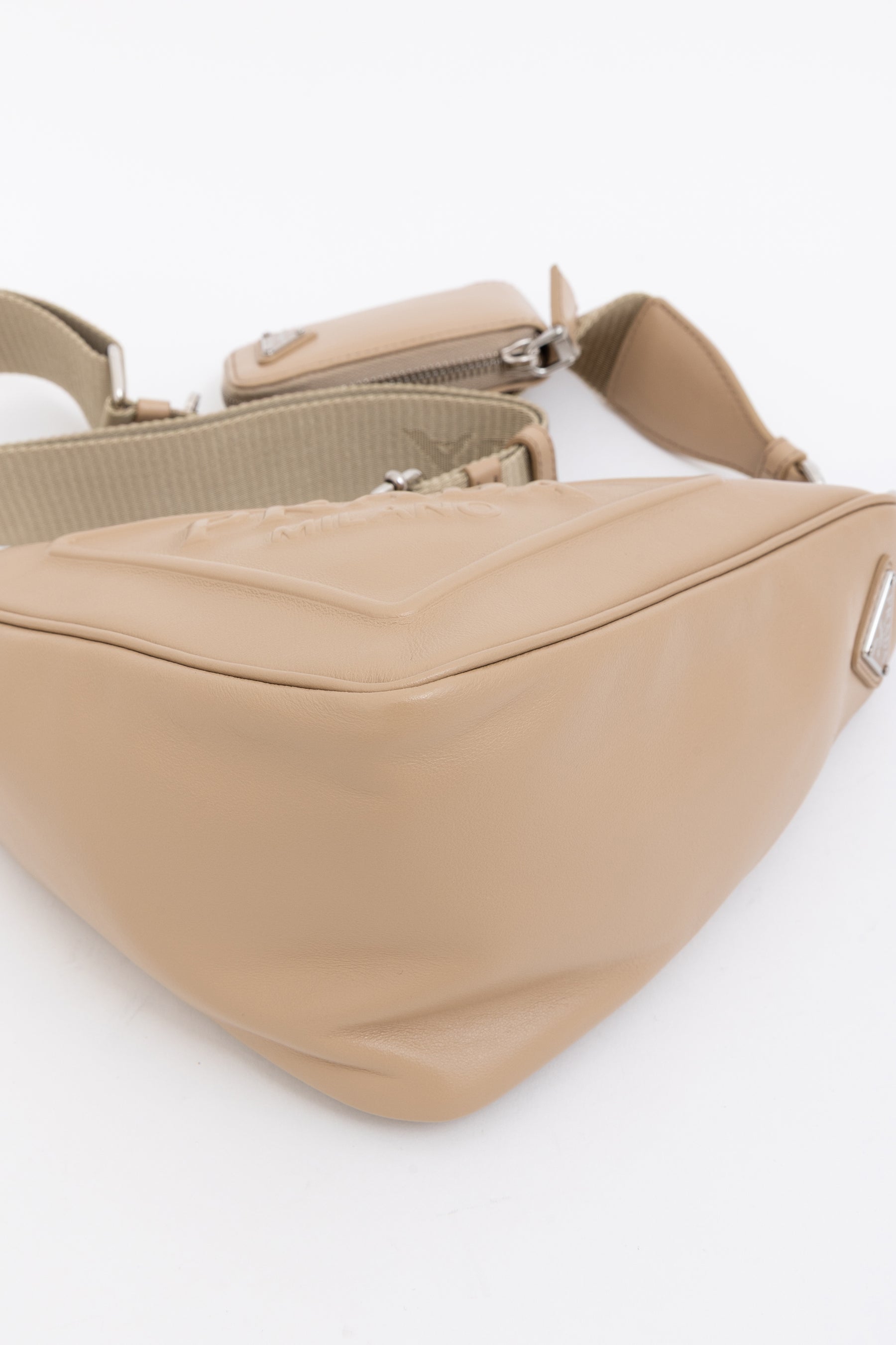 Triangle Logo Crossbody Bag