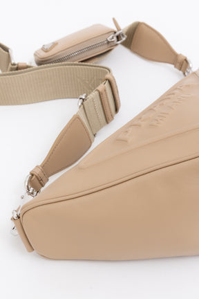 Triangle Logo Crossbody Bag