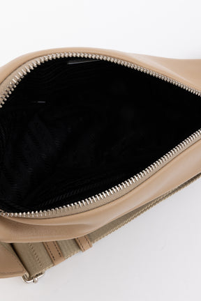 Triangle Logo Crossbody Bag