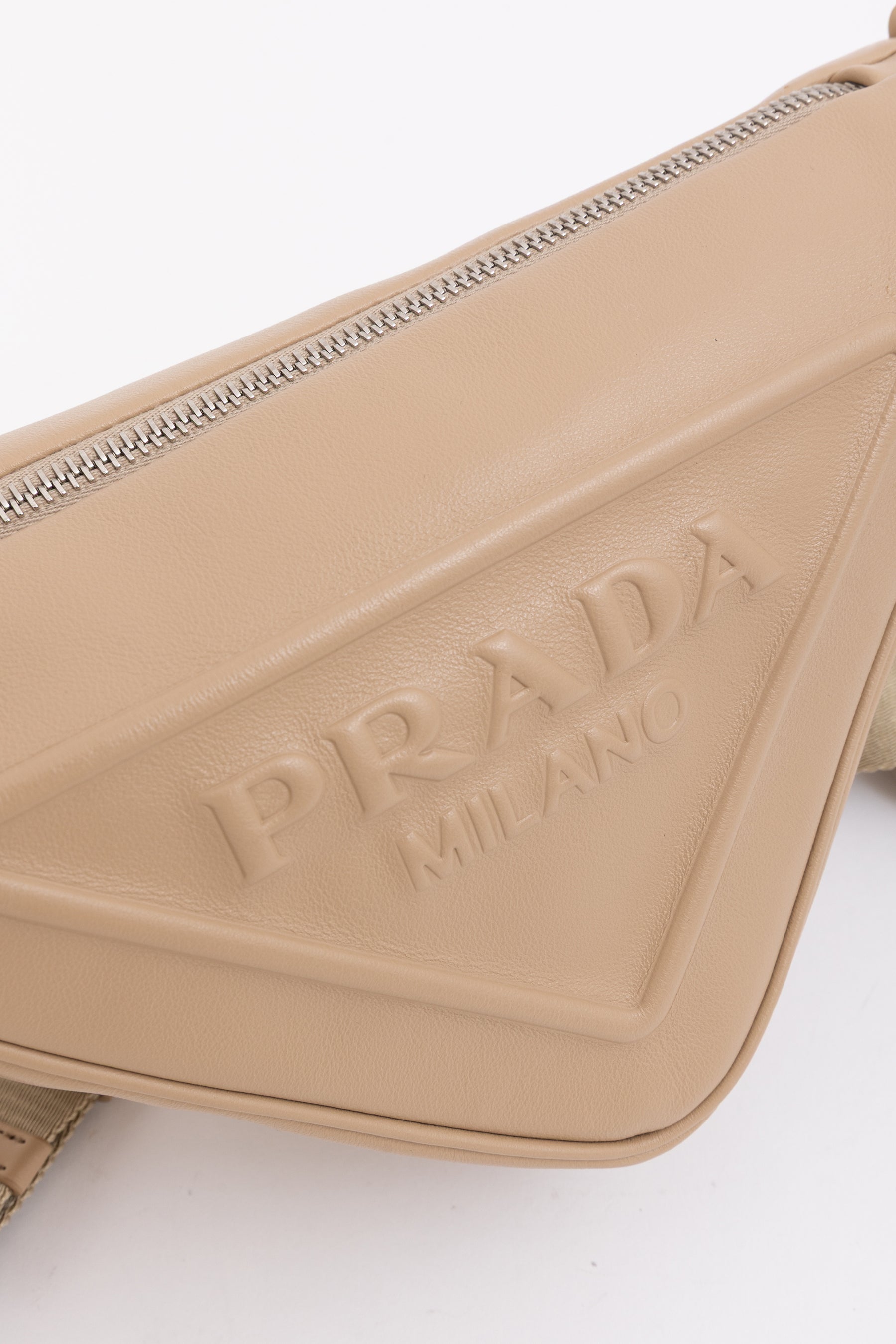 Triangle Logo Crossbody Bag