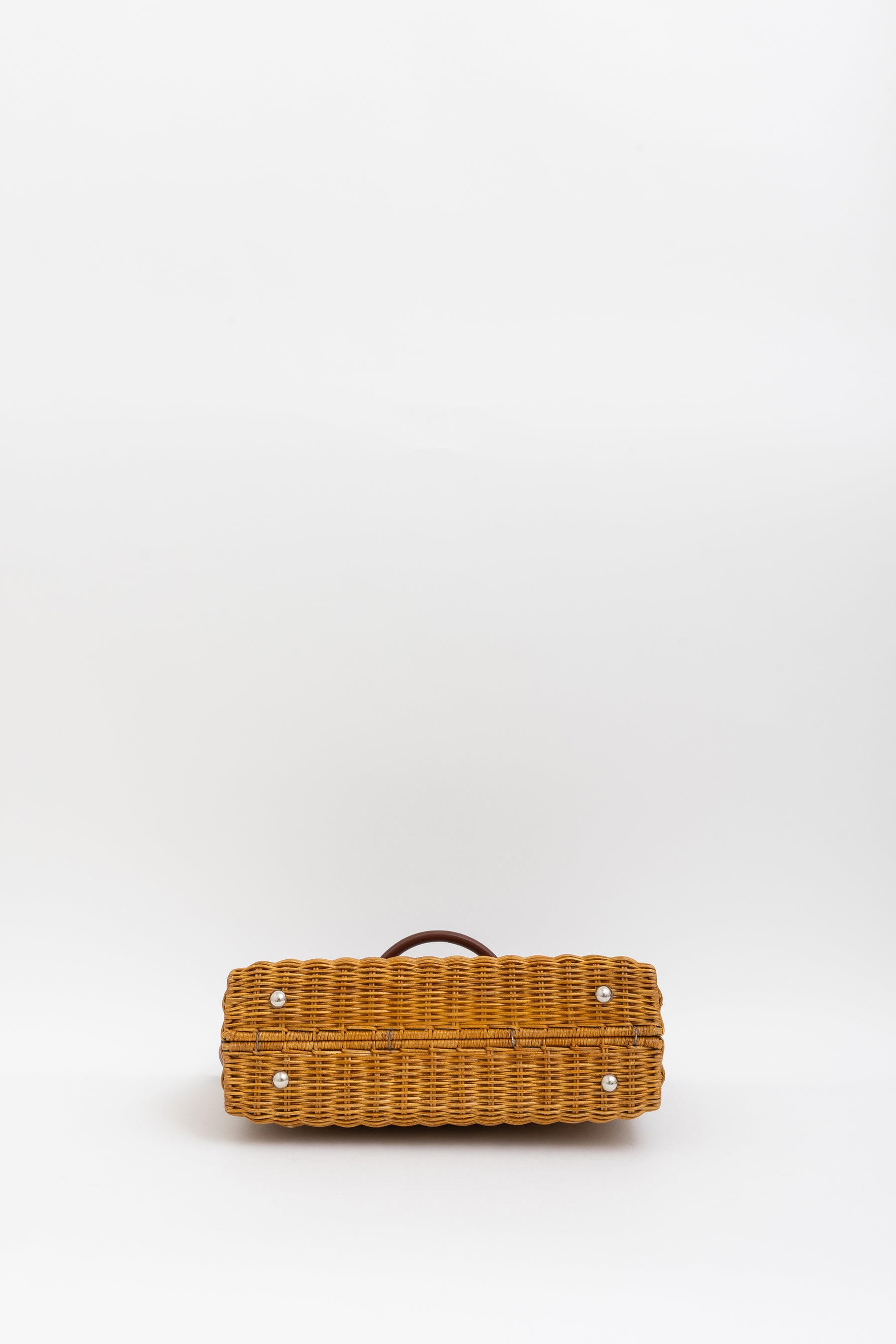 Paris Wicker Tote Bag