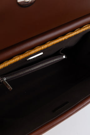 Paris Wicker Tote Bag