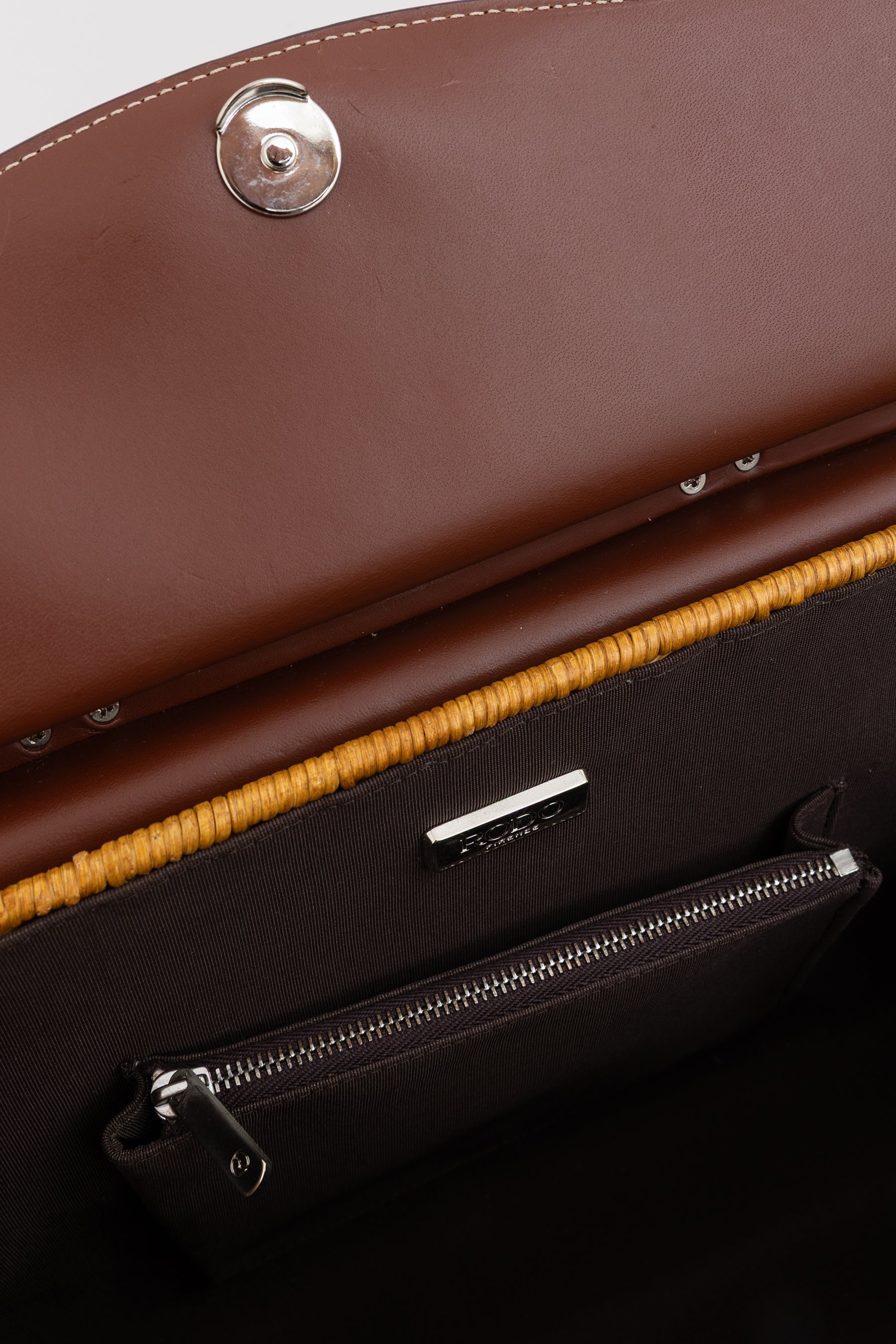 Paris Wicker Tote Bag