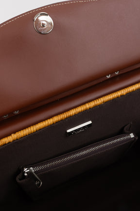 Paris Wicker Tote Bag