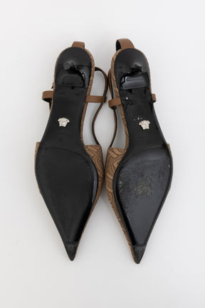 Allover Slingback Pumps