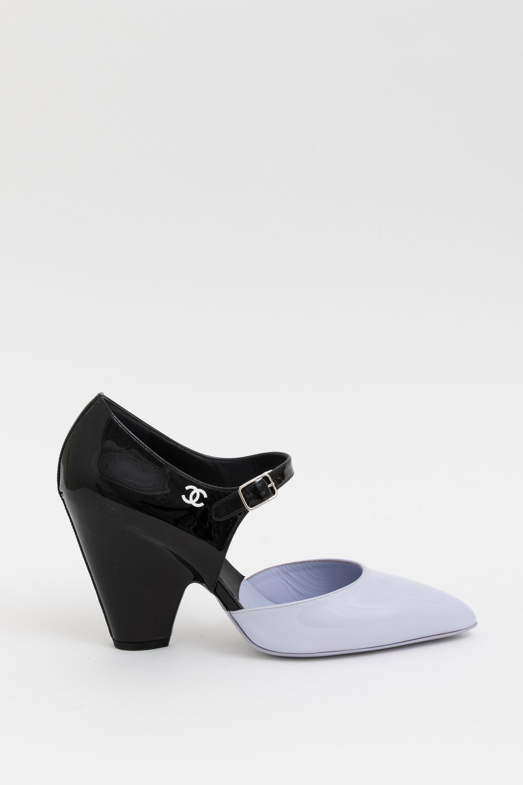 D'Orsay Two Tone Mary Jane Heels