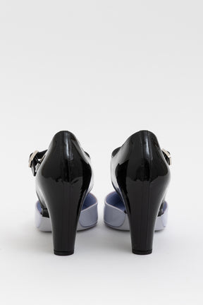 D'Orsay Two Tone Mary Jane Heels