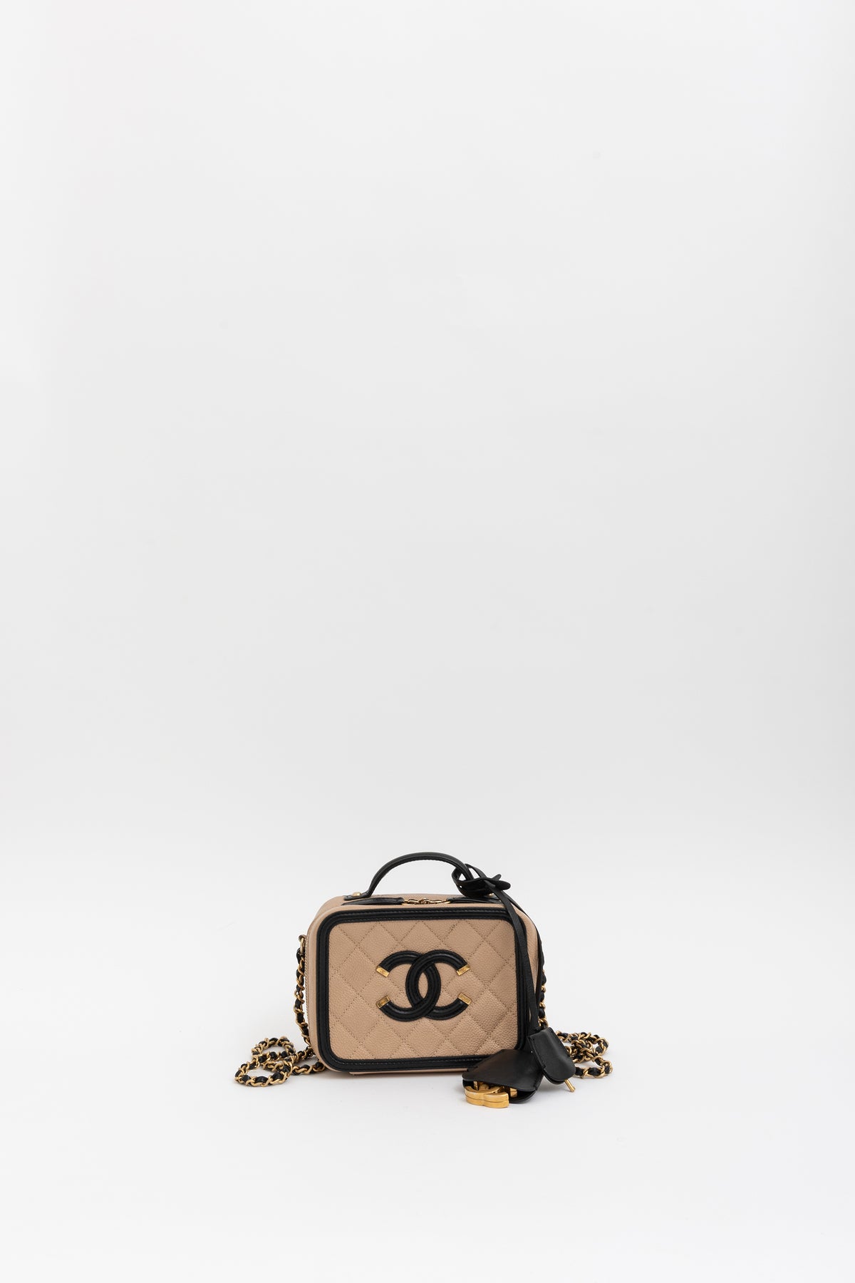 Small CC Filigree Vanity Case Bag