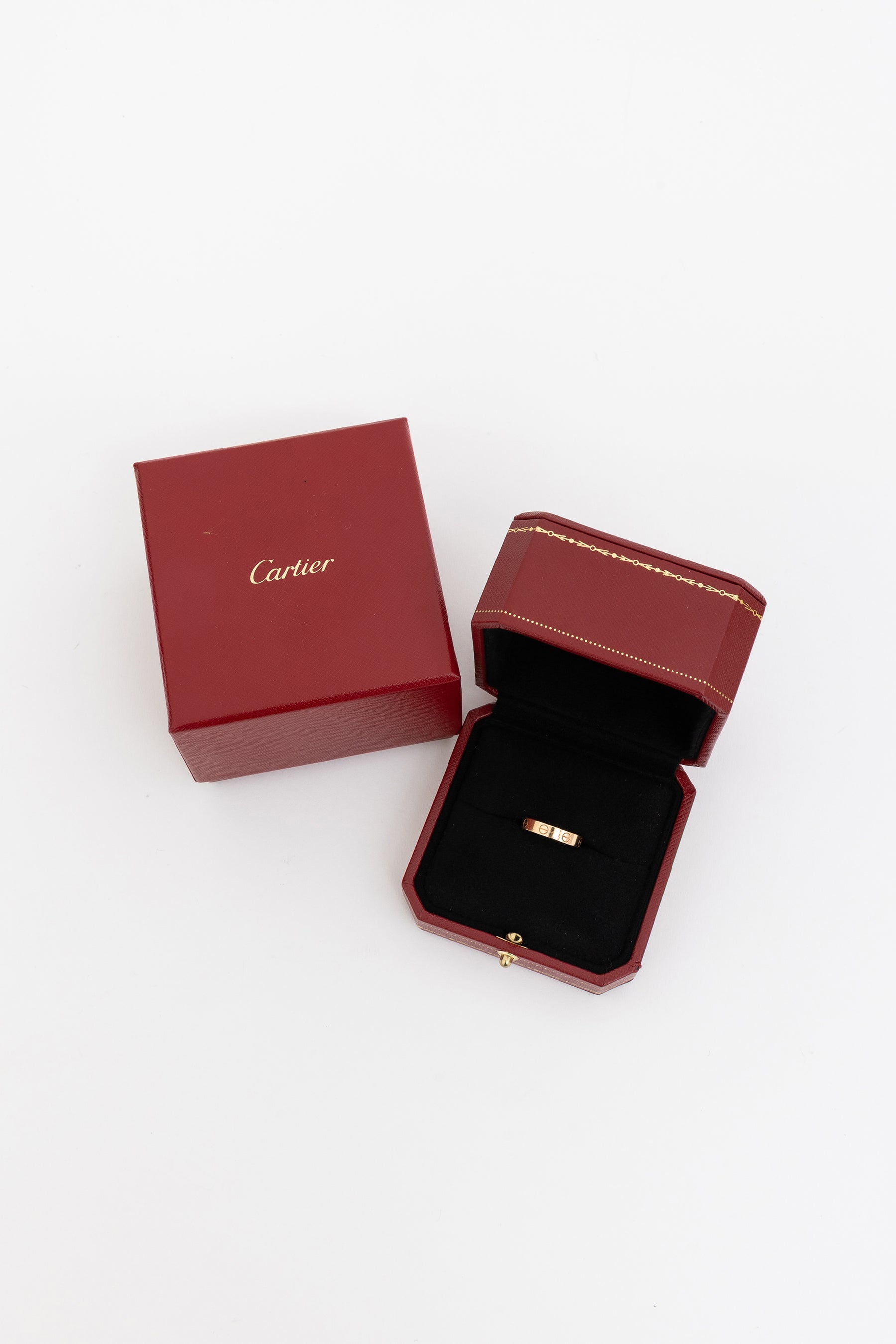 Small Love Ring in Rose Gold