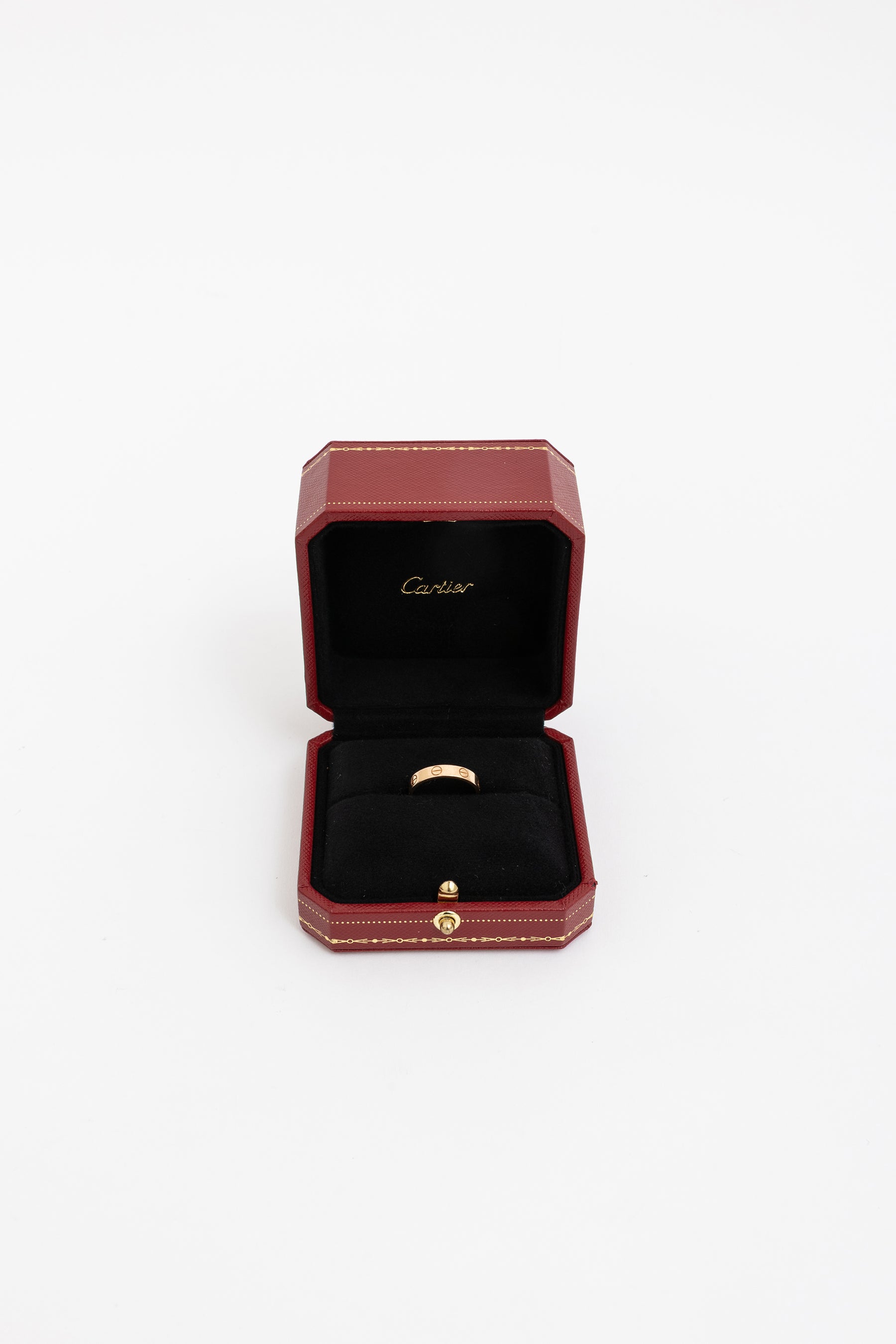 Small Love Ring in Rose Gold