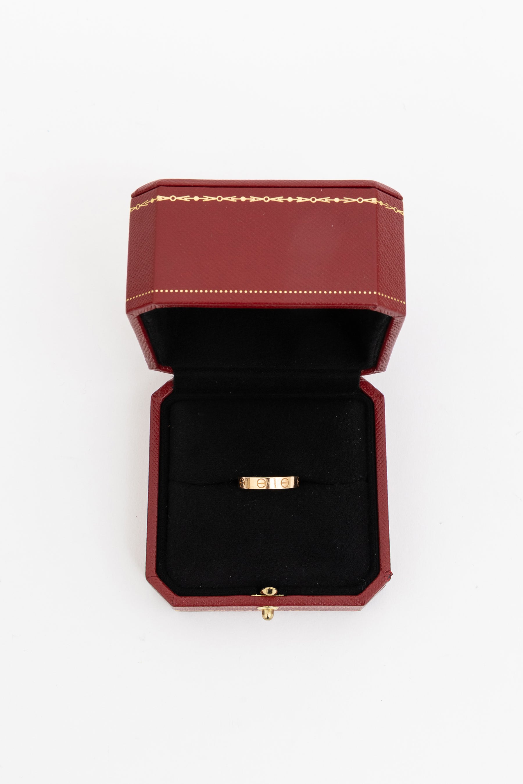 Small Love Ring in Rose Gold