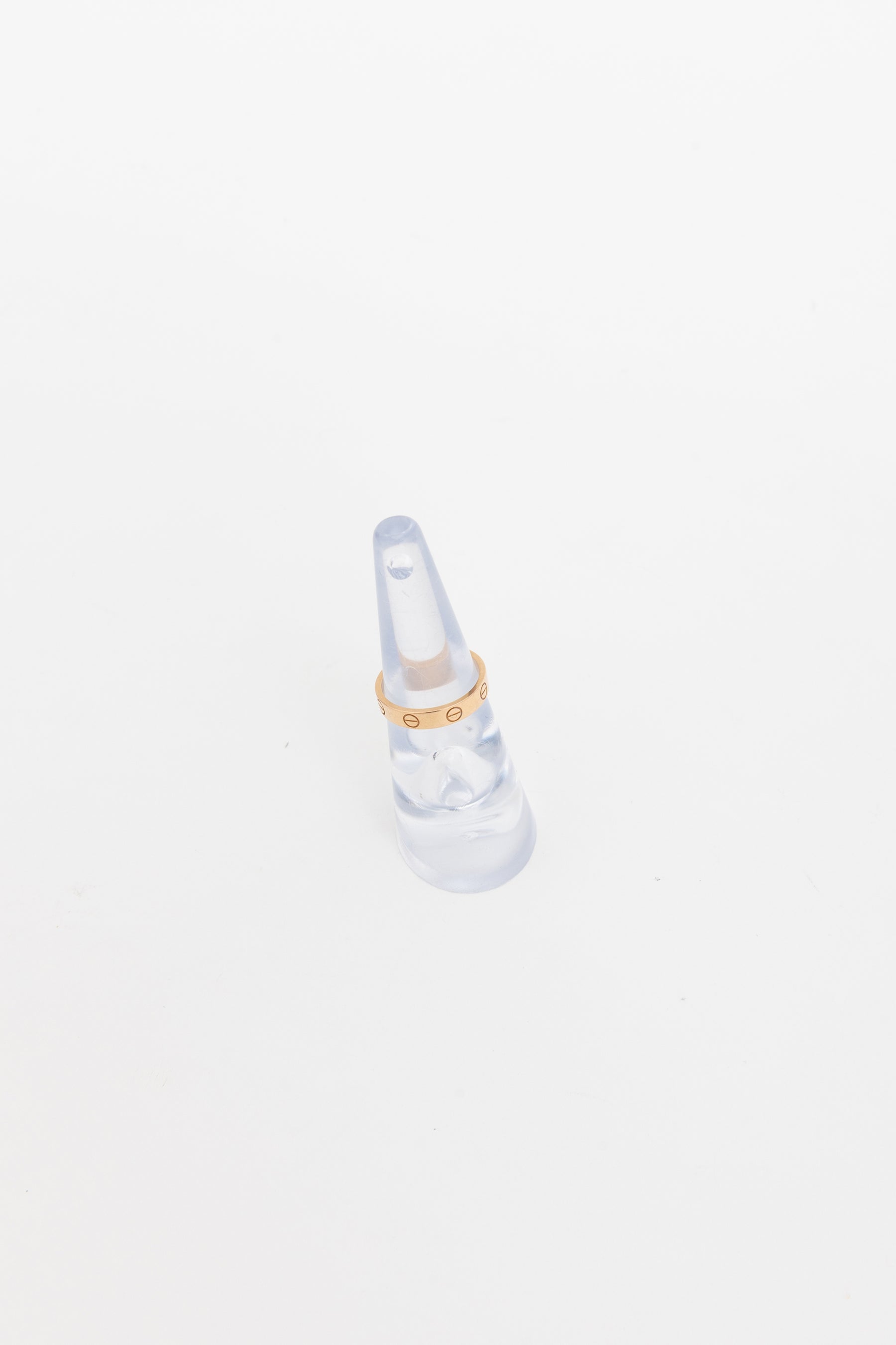 Small Love Ring in Rose Gold