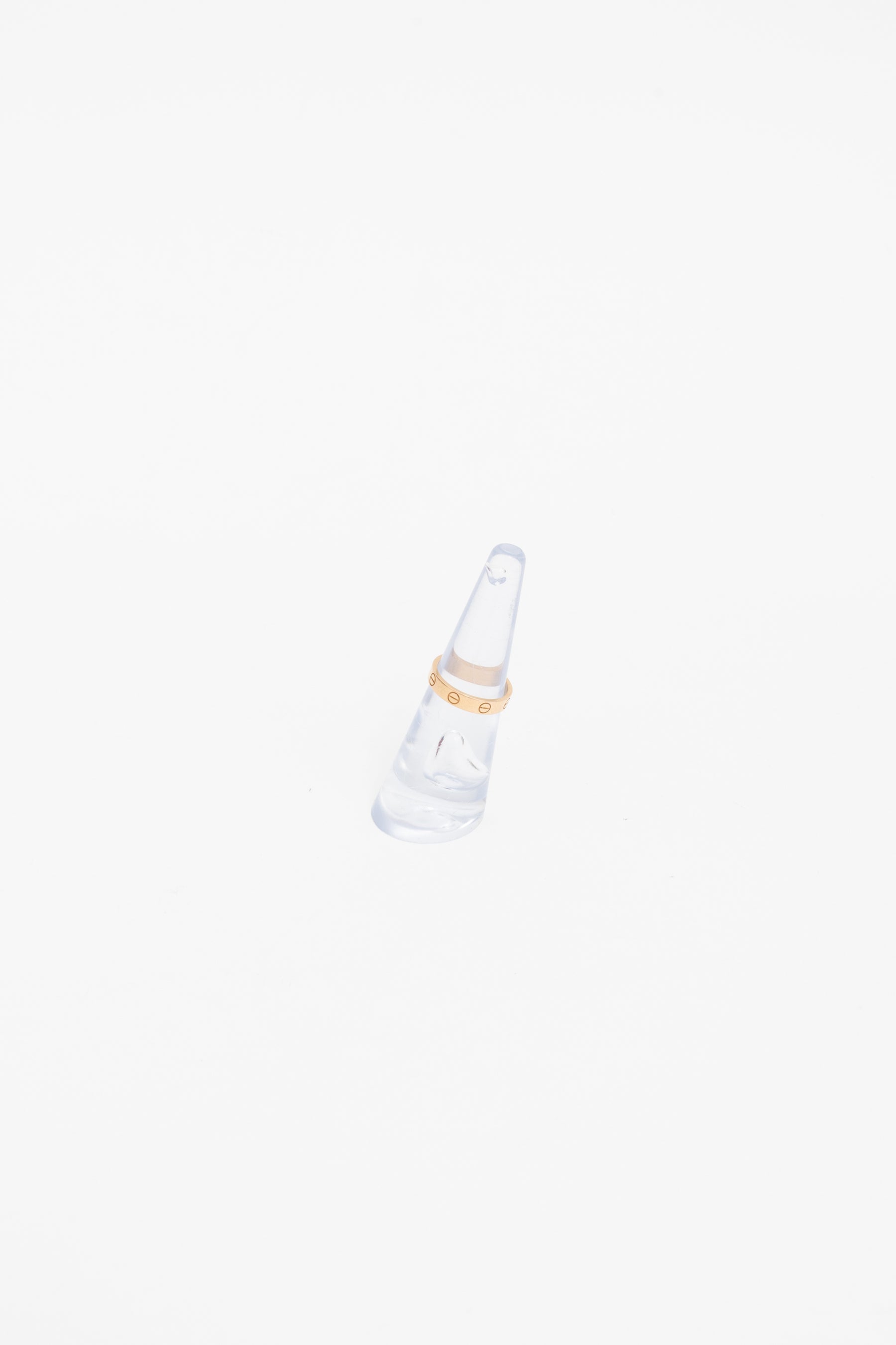 Small Love Ring in Rose Gold