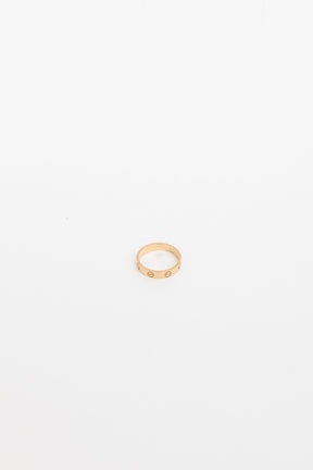 Small Love Ring in Rose Gold