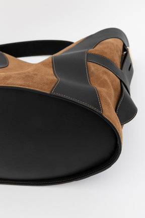 DLarge eborah Suede Hobo Bag