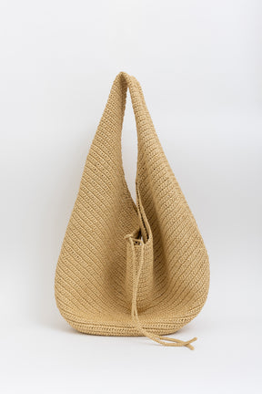 Large Olivia Raffia Shoulder Bag