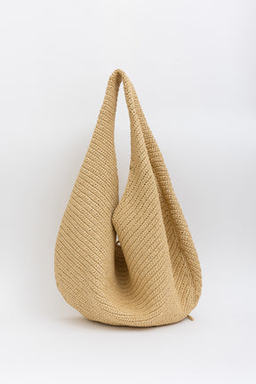 Large Olivia Raffia Shoulder Bag
