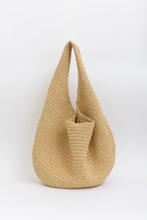 Large Olivia Raffia Shoulder Bag