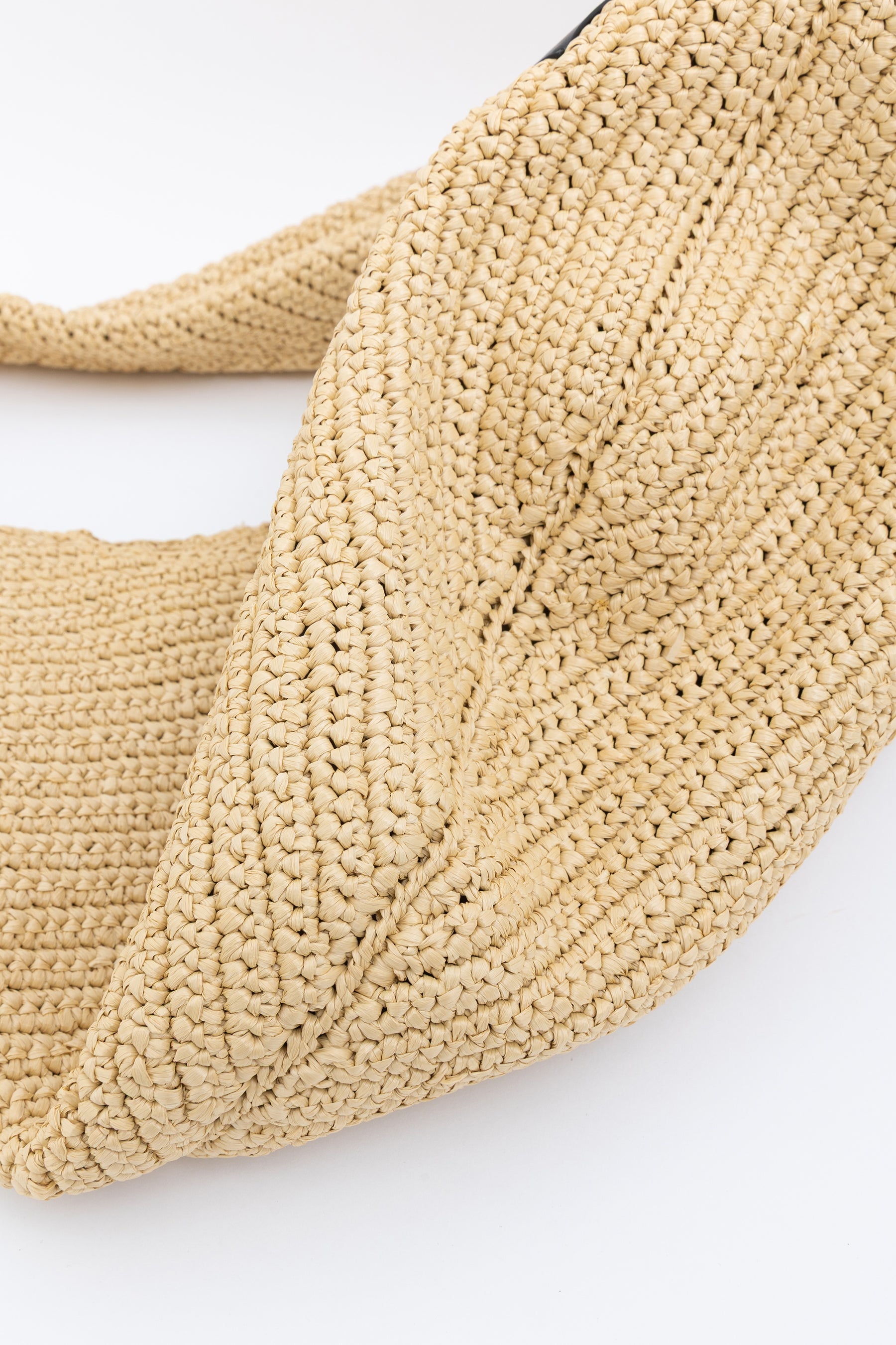 Large Olivia Raffia Shoulder Bag