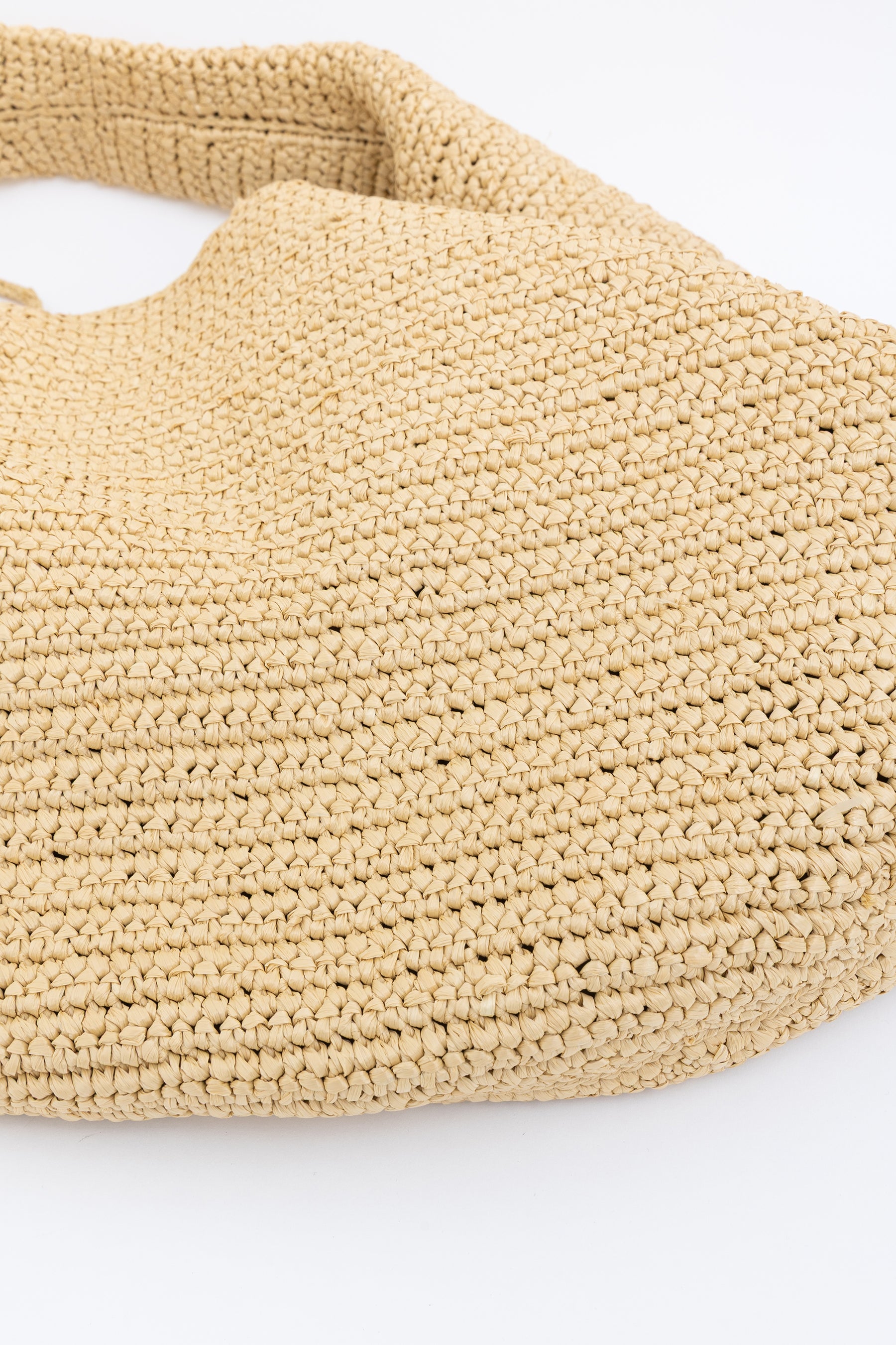 Large Olivia Raffia Shoulder Bag