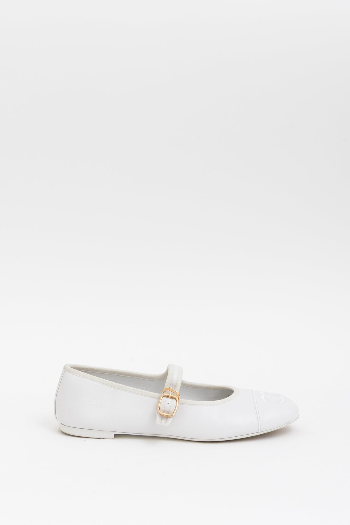 Interlocking CC Logo Mary Jane Flats