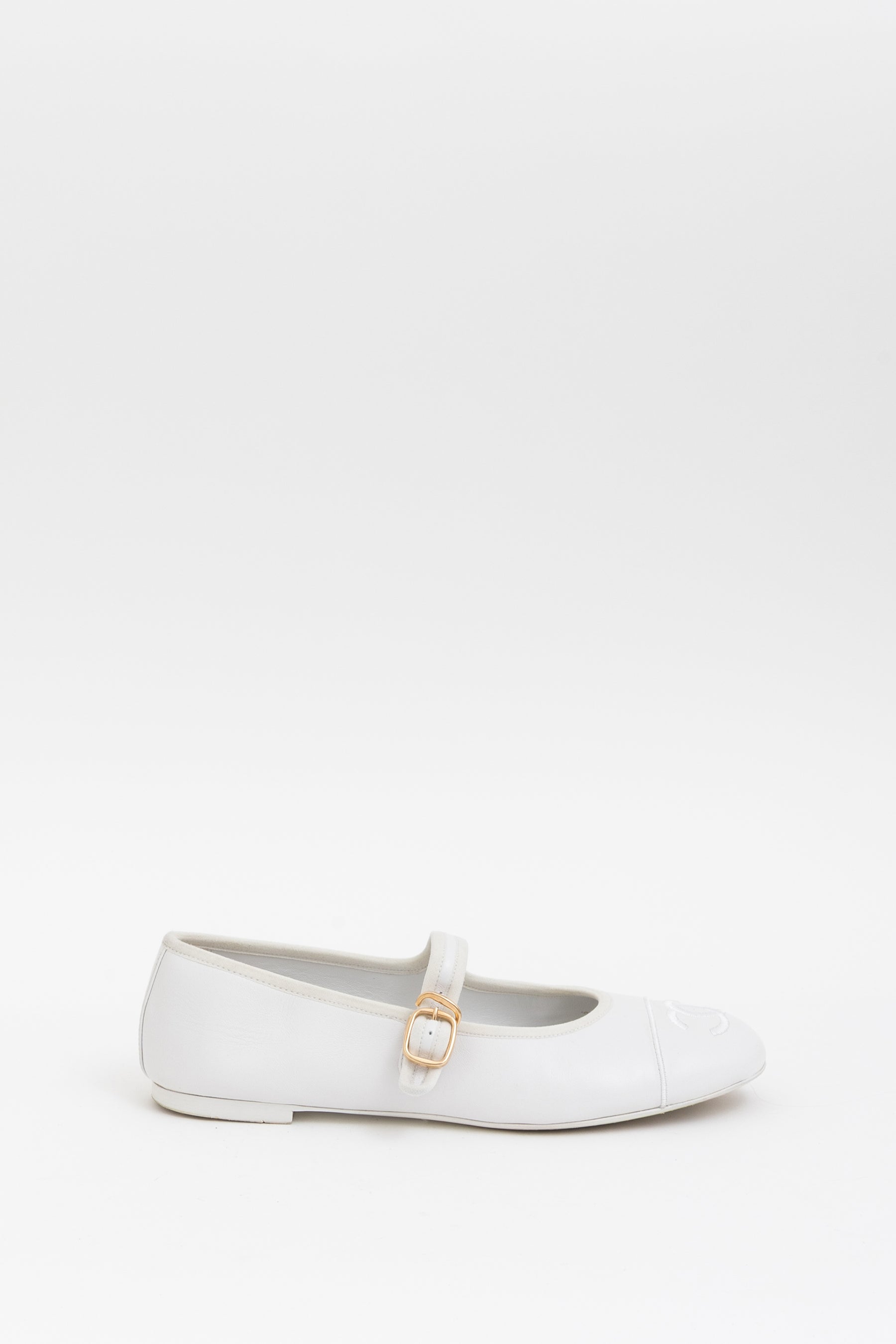 Interlocking CC Logo Mary Jane Flats