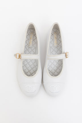 Interlocking CC Logo Mary Jane Flats