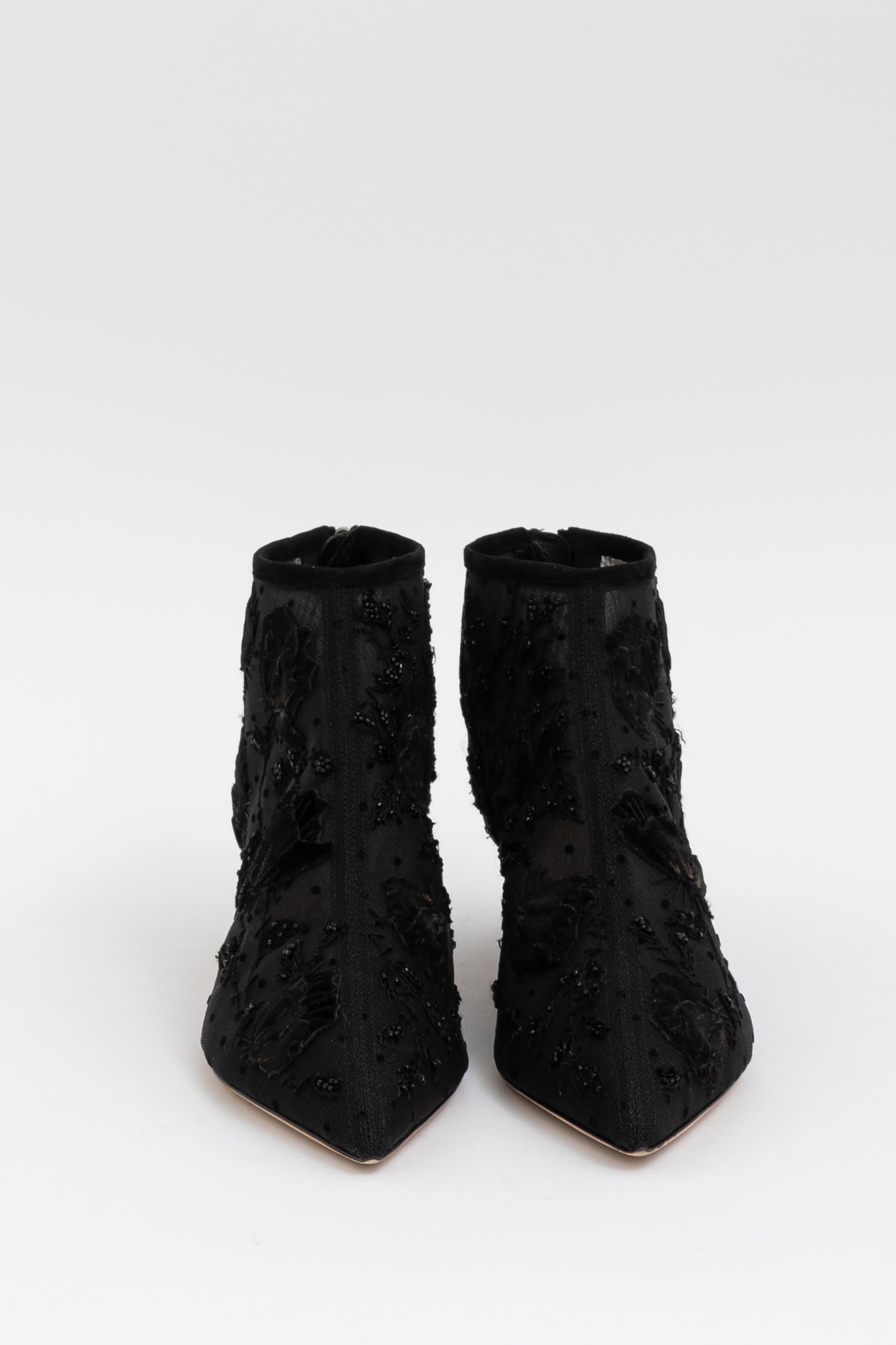 Dioreve Kitten Heel Ankle Boots