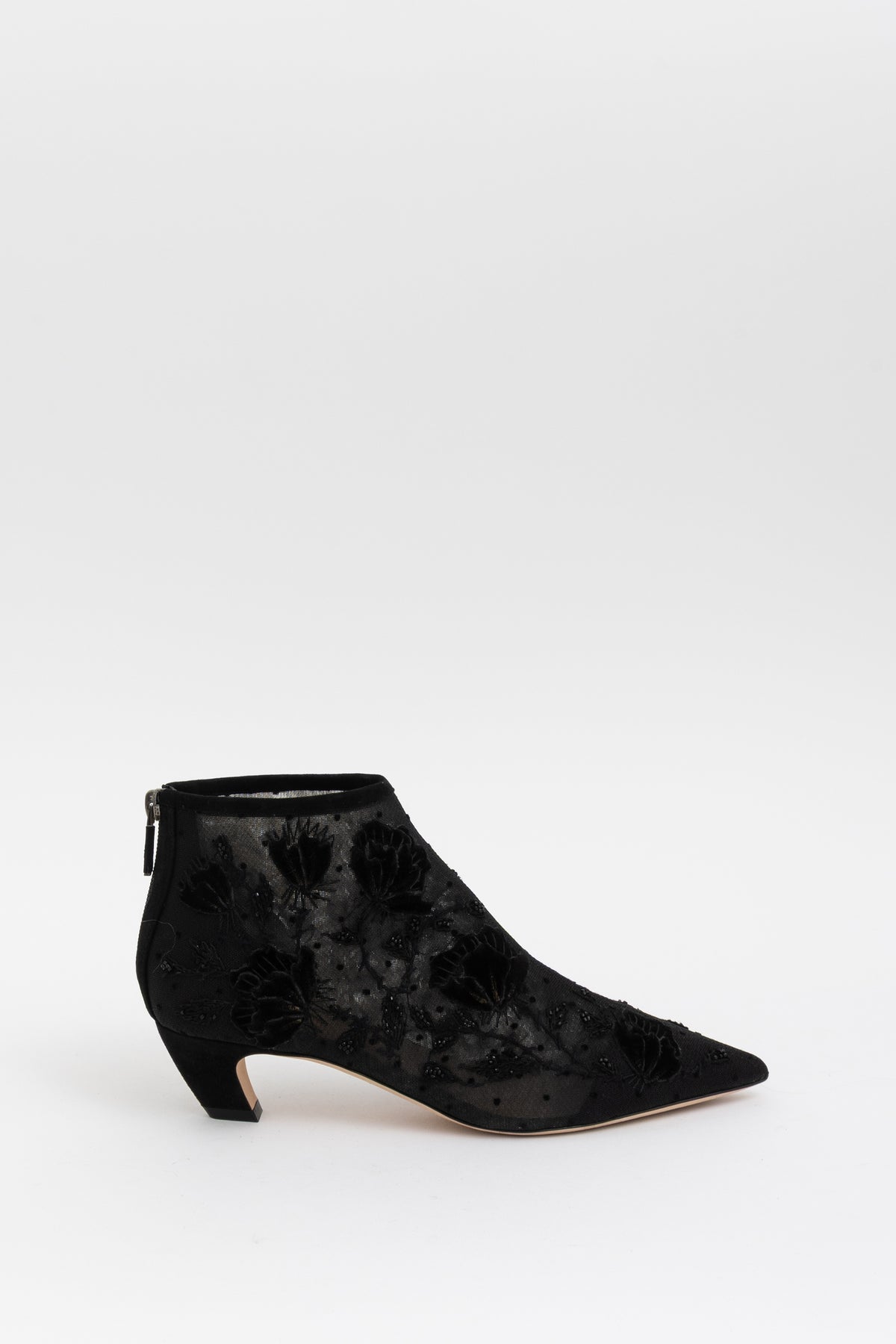 Dioreve Kitten Heel Ankle Boots
