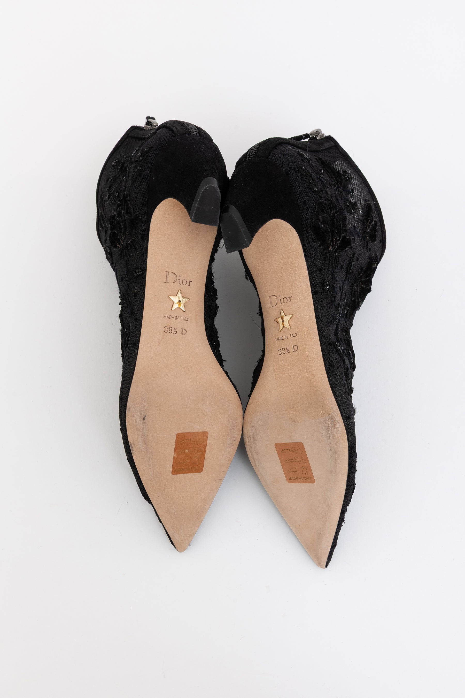 Dioreve Kitten Heel Ankle Boots