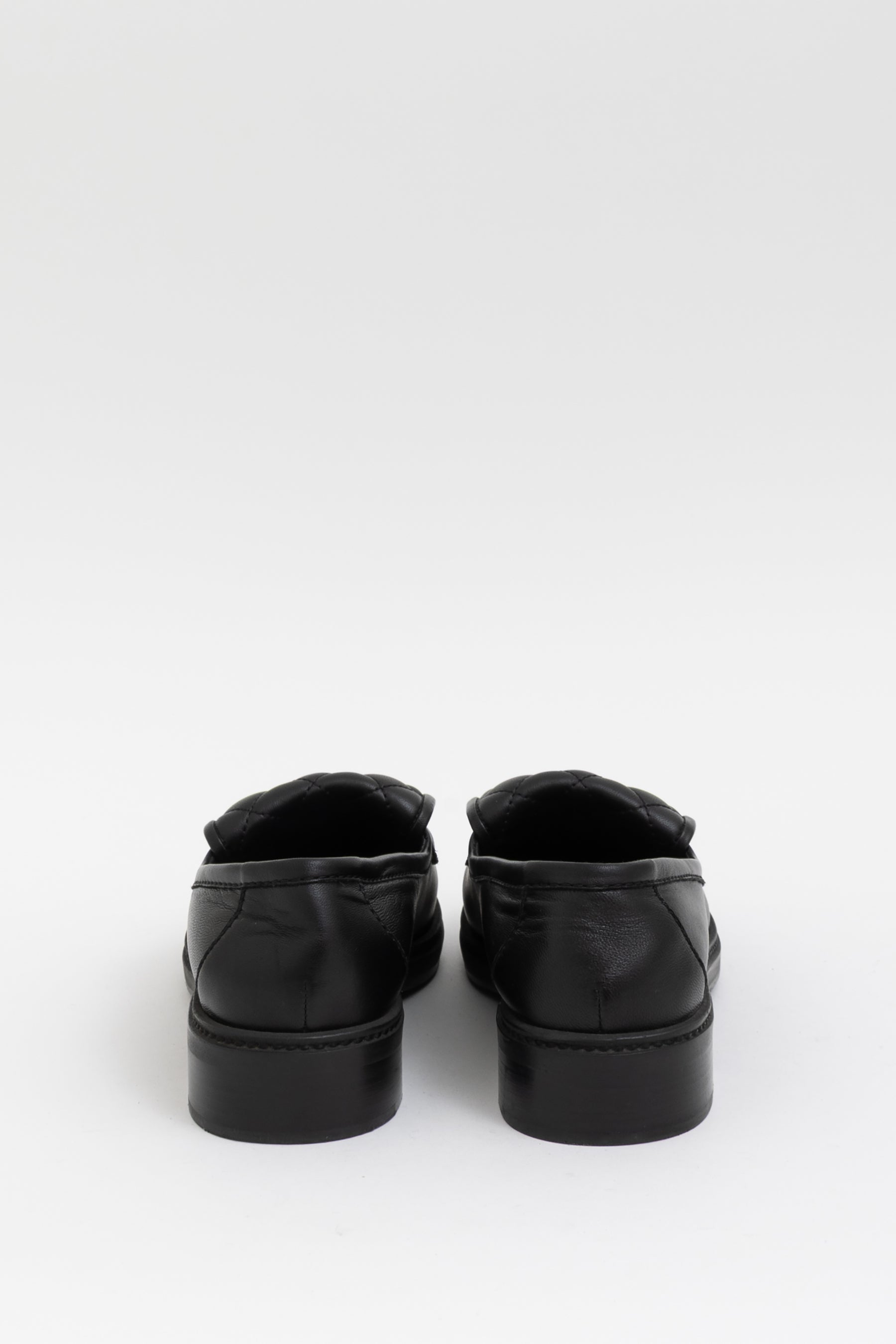 Quilted Turn Lock Loafers