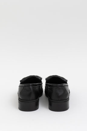 Quilted Turn Lock Loafers