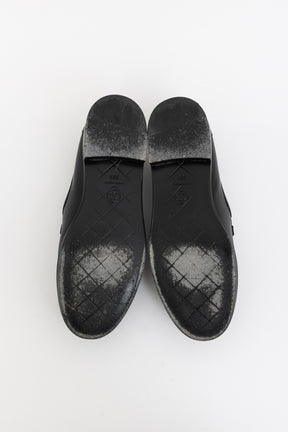 Quilted Turn Lock Loafers