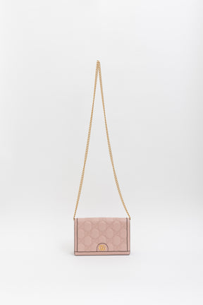 GG Matelassé Chain Wallet
