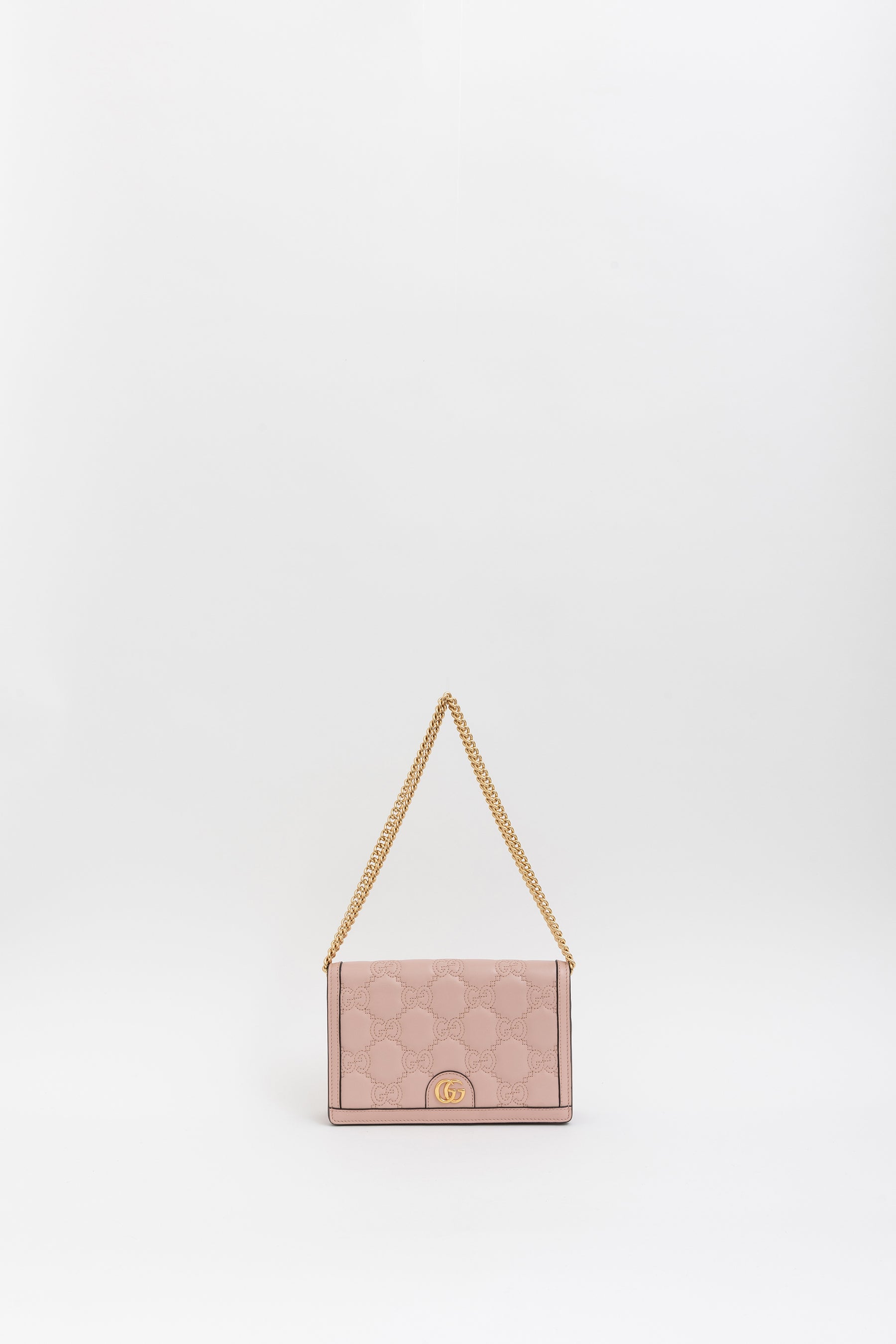 GG Matelassé Chain Wallet