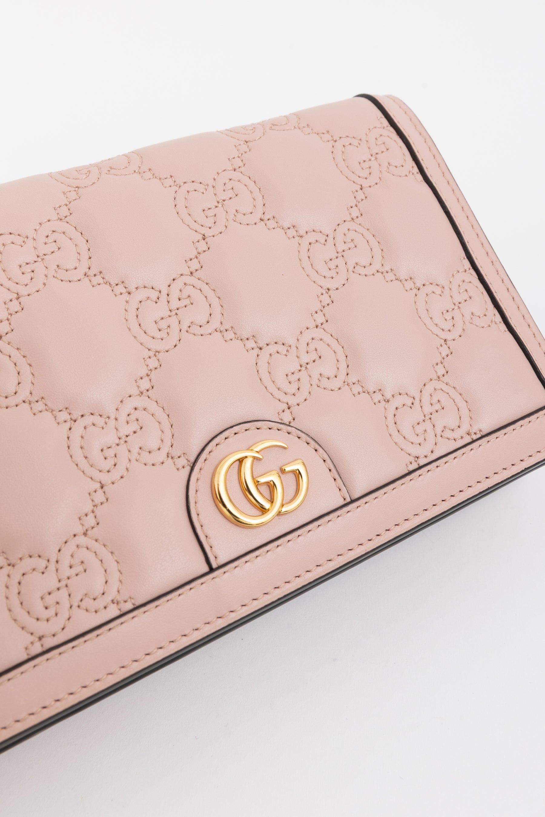 GG Matelassé Chain Wallet