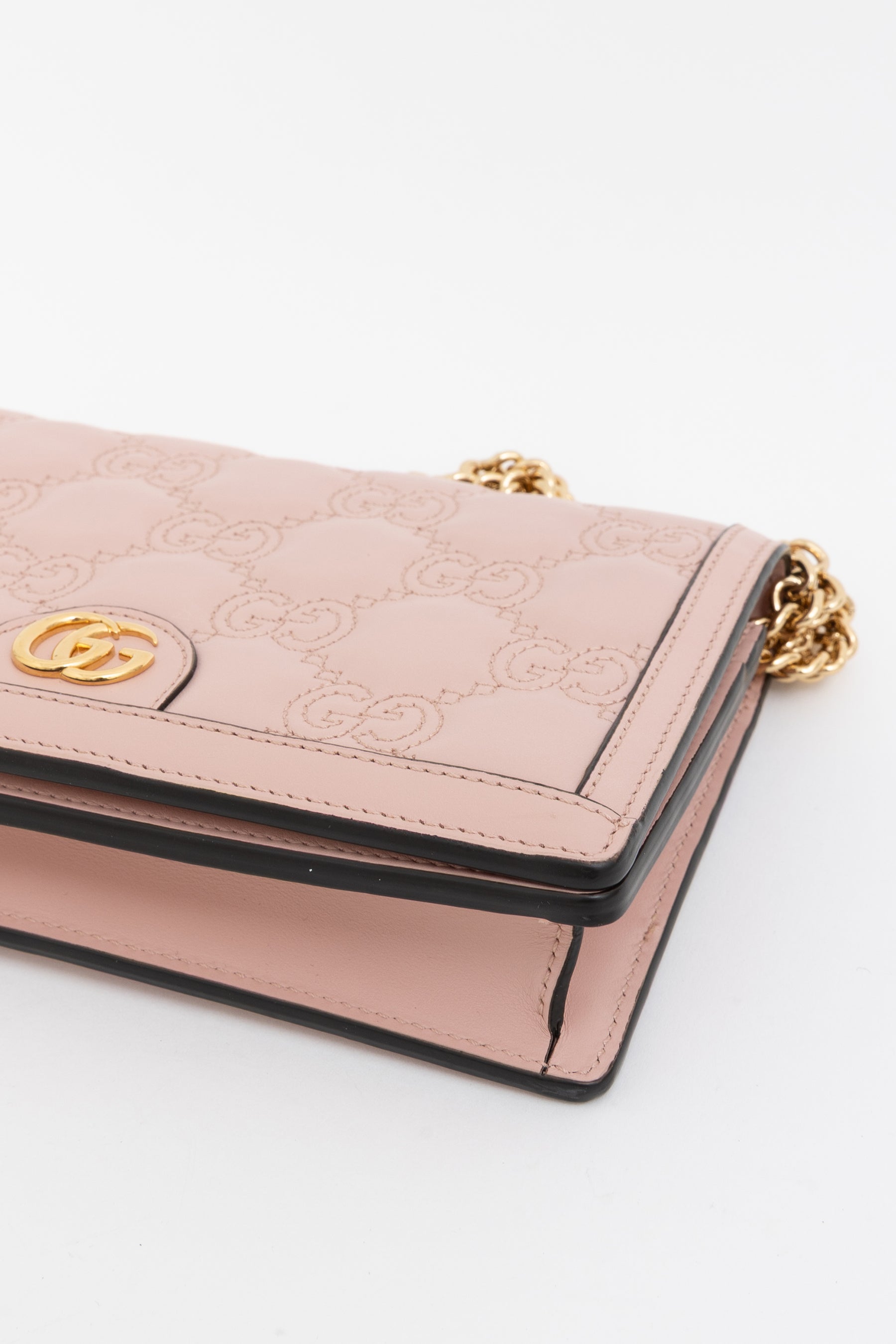 GG Matelassé Chain Wallet