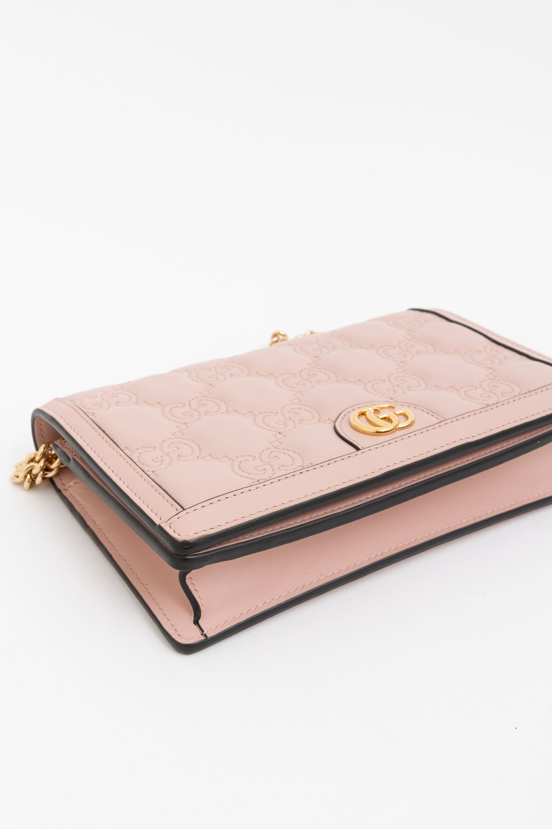 GG Matelassé Chain Wallet