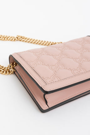 GG Matelassé Chain Wallet