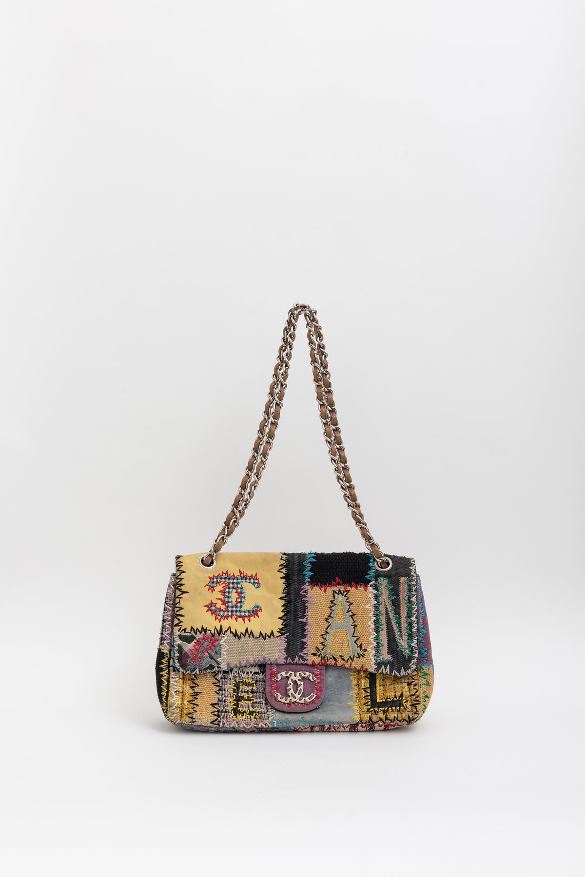 Patchwork Jumbo Classic Flap Bag